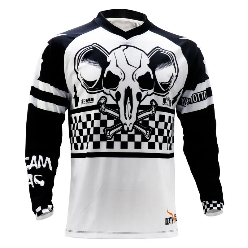Quick Dry Summer MTB Jersey Short Sleeve Downhill T Shirt Cycling Motocross DH Wear BMX Mountain Bike Clothing