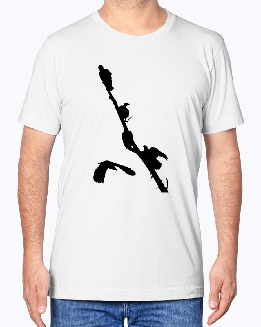 Vulture's Perch, Bird Apparel, Wild Clothing, Eco-Friendly Fashion, Moss Apparel, Unisex T-Shirt